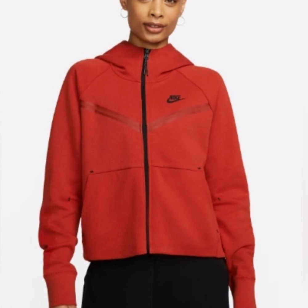 Nike tech fleece Windrunner team hoodie women’s XXL orange